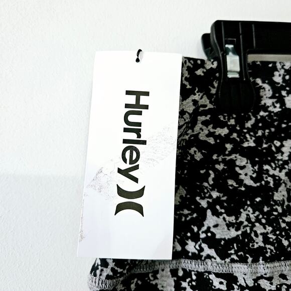 Hurley Size XL Black Grey Heather Womens Reversible Leggings with Camouflage - Picture 14 of 16